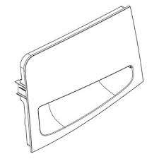 Whirlpool Washer Dispenser Drawer Handle (Silver) W10784646