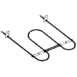 Oven Broil Element for Whirlpool 4157977(ERB4835)