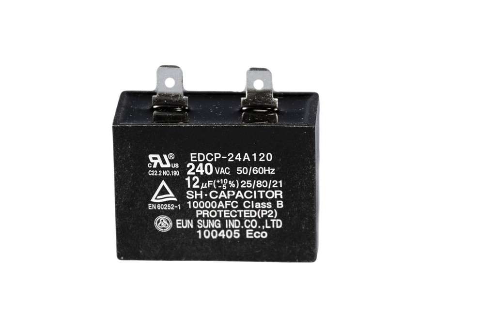 LG Refrigerator Compressor Run Capacitor (12uF/240V) 0CZZJB2014G