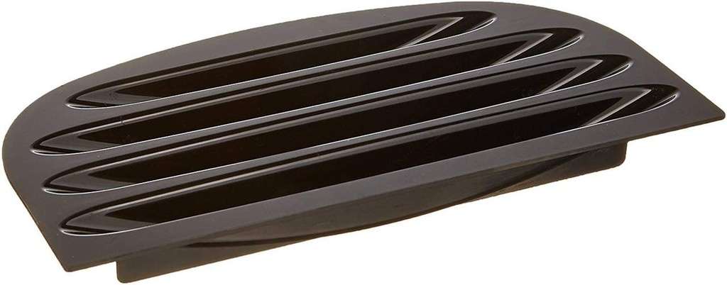 GE Refrigerator Drip Tray Grill Recess (Black) WR17X10745