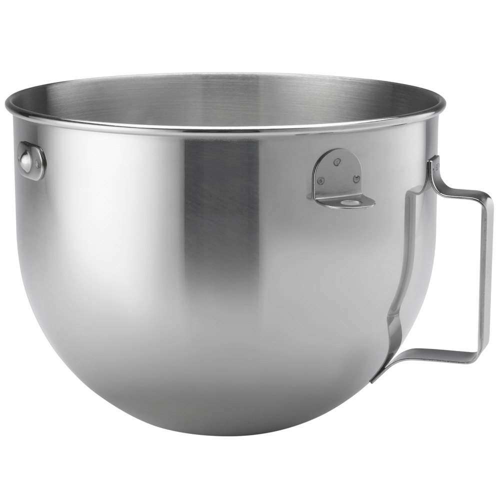 Whirlpool KitchenAid 5 Quart Stainless Steel Mixer Bowl KN25WPBH (W10717235)