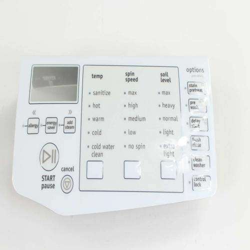 Electrolux / Frigidaire Washer Control Panel (White) 137502510