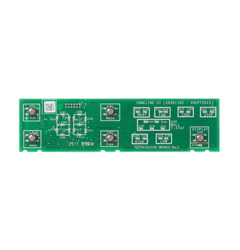 GE Zoneline User Interface Board WP26X31393