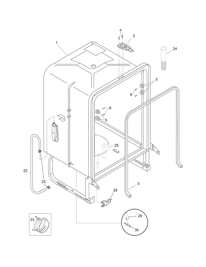 Frigidaire Tub Assembly 154729401