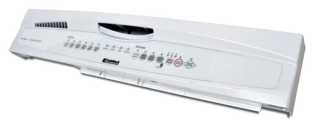 Whirlpool Dishwasher Control Panel White 8558209