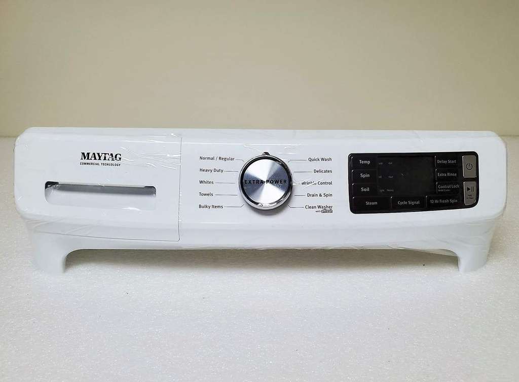 Whirlpool Washer Control Panel Assembly (White) W11316623