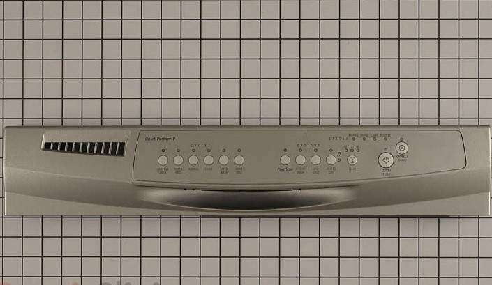 Whirlpool Dishwasher Control Panel WPW10175356