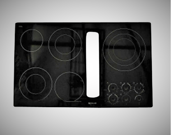 Whirlpool Cooktop Main Top Assembly (Black) W10162422