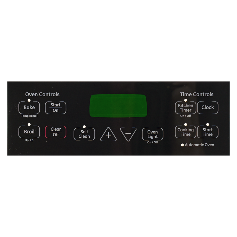 Graphics Faceplate For GE WB27T11005