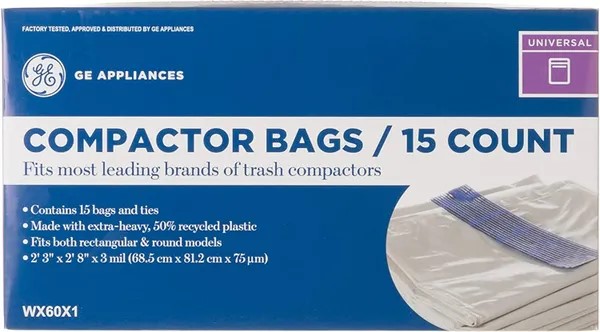 GE WC60X5017 Trash Compactor Bags