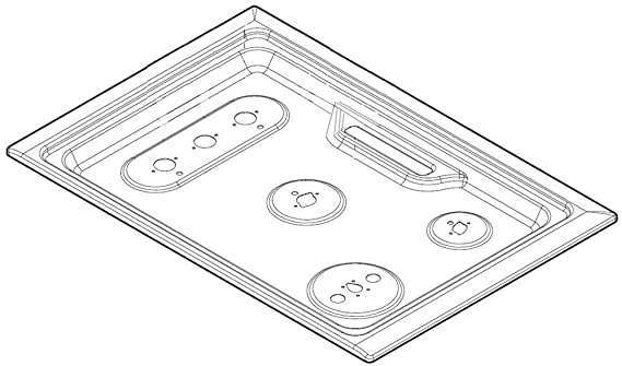 Frigidaire Range Maintop Assembly 318569287