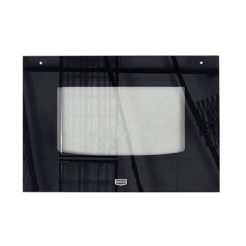 Whirlpool Maytag Range Oven Door Outer Panel Assembly (Black) W10719623