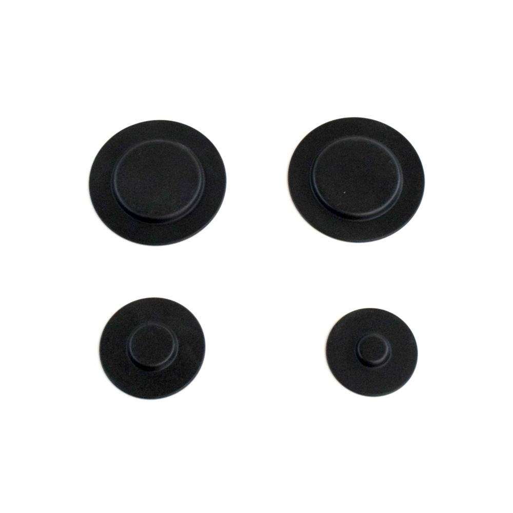 Whirlpool Black Burner Cap Kit - 4 Pack W10183375