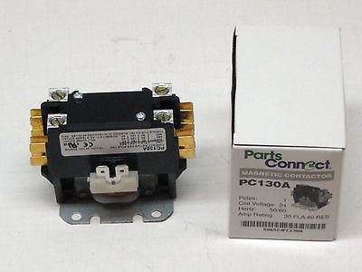 Contactor 24 Volt 30 Amp 1 Pole PC130A