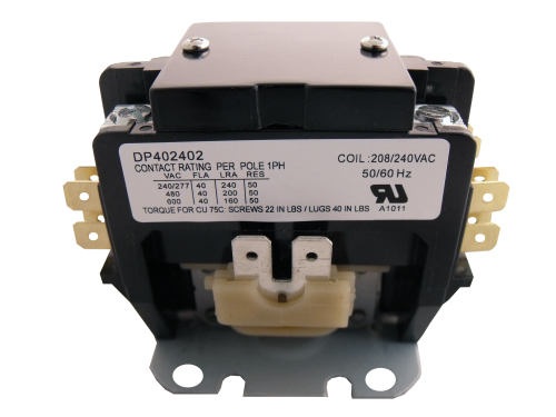 Supco Contactor 40A 240V 2 Pole DP402402