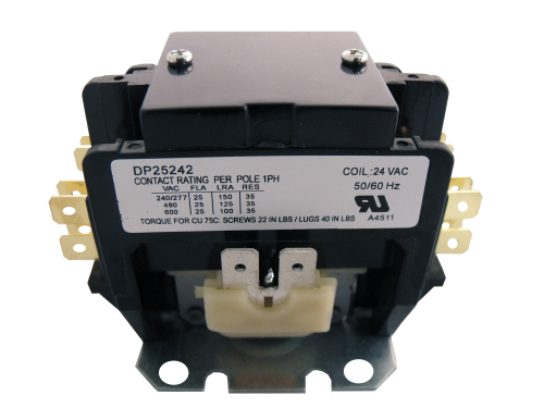 Supco Contactor 25A 24V 2 Pole DP25242