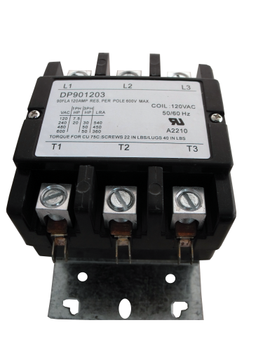 Supco Contactor 90A 120V 3 Pole DP901203