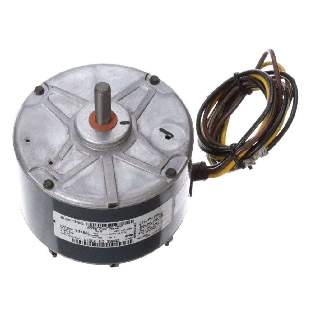 Genteq Carrier PSC Condenser Fan Motor (1/15 HP, 800rpm, 208-230V, 0.5A, 48-Frame) 3S002