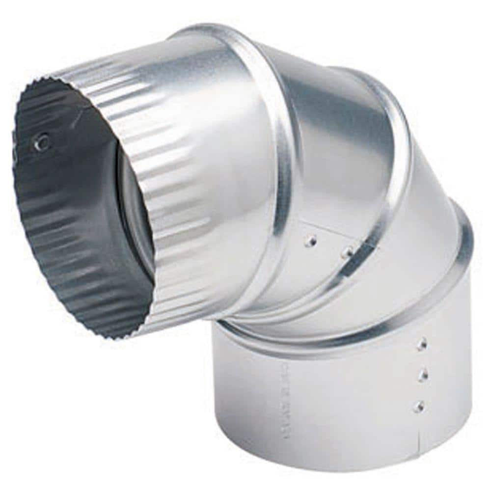 4 in. Aluminum 90-Degree Elbow Dryer Vent # DE904