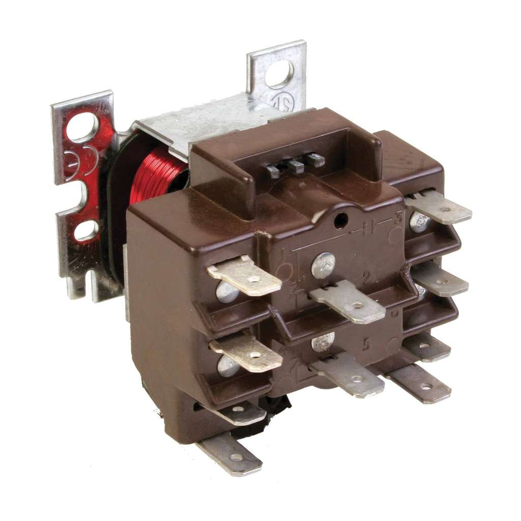 Magnetic Relay: SPDT, 24, 3/4 hp, 20.8 A Resistive Amps @ 120V R8222B1067