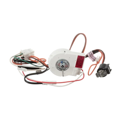 [RPW405460] Whirlpool Refrigerator Evaporator Fan Motor Assembly with Wire Harness and Defrost Thermostat W11334745