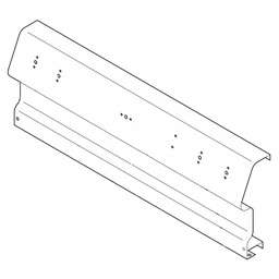 [RPW1040760] Frigidaire Range Control Panel (White) 316263388