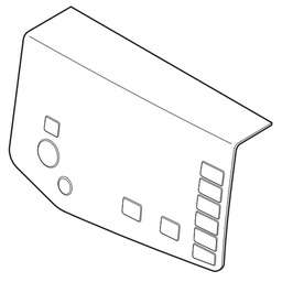 [RPW991355] Frigidaire Dryer Control Panel Display Window 137505255