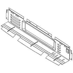 [RPW1021483] GE Cover Back Uppe WB34X24851