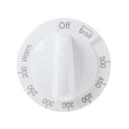 [RPW1019325] GE Oven Thermostat Knob (White) WB03X22562