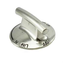 [RPW6428] Whirlpool Oven Stove Chrome Burner Knob 74009147