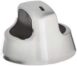 [RPW3372] Whirlpool Brushed Chrome Oven Knob W10160371