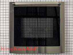 [RPW950641] Whirlpool Wall Oven Door Outer Panel Assembly (Stainless) W10801071