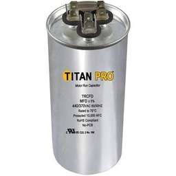 [RPW2000447] TITAN PRO Run Capacitor 60+10 MFD 440/370 Volt Round TRCFD5010