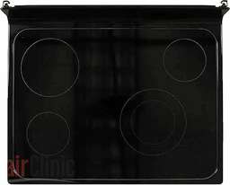 [RPW1062371] GE Rangetop Glass Asm (Bk) WB62X20907